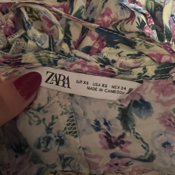 Zara Printed Midi Dress - Picture 6 of 6